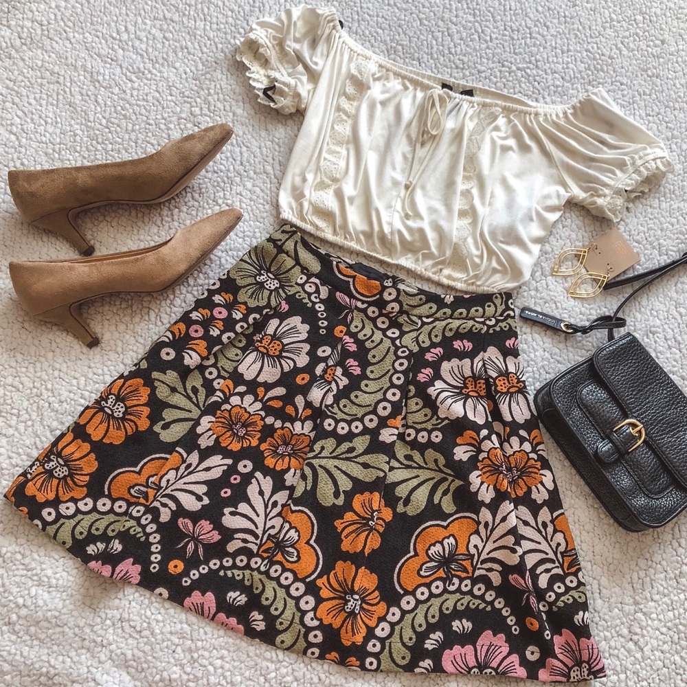 H&M Floral Skirt